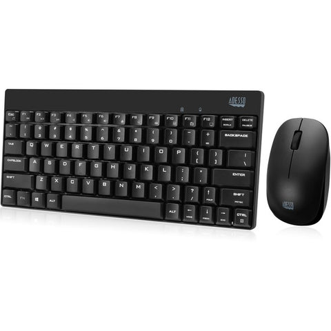 Adesso, Inc WKB-1100CB - Wireless Spill Resistant Mini Keyboard & Mouse Combo