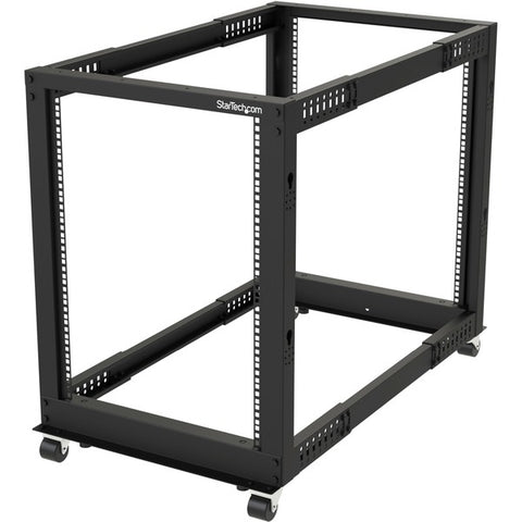 StarTech 15U Open Frame Rack - 4 Post - Adjustable Depth