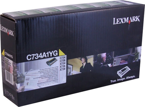 Lexmark Yellow Return Program Toner Cartridge (6000 Yield)