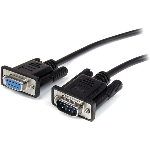 StarTech 1m Black Straight Through DB9 RS232 Serial Cable - M/F
