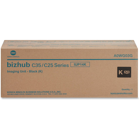Konica Minolta BLACK IMAGING UNIT FOR USE IN BIZHUB C25 C35 C35P ESTIMATED YIELD