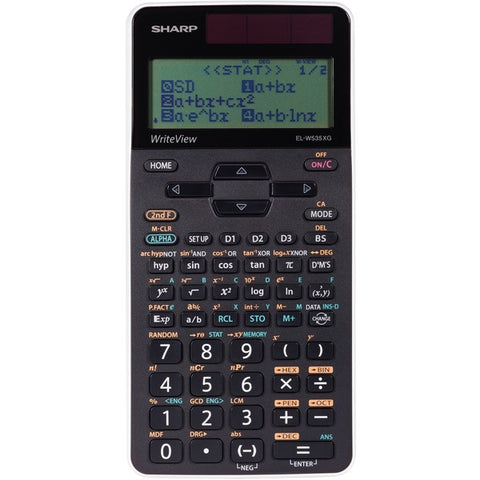 Sharp Electronics ELW535XGBWH Scientific Calculator 422 Functions