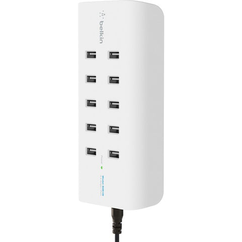 Belkin International, Inc Belkin ROCKSTAR - Charging station - 120 Watt - 10 output connectors (10 x 4 pin USB Type A)
