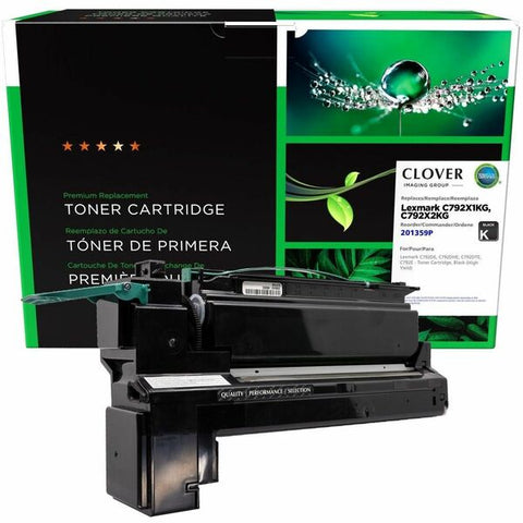 Clover Technologies Group, LLC Clover Imaging Remanufactured High Yield Black Toner Cartridge for Lexmark C792