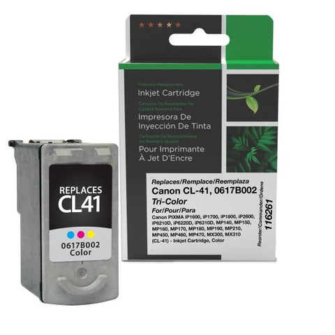 Clover Technologies Group, LLC Remanufactured Color Ink Cartridge (Alternative for Canon 0617B002 CL-41) (303 Yield)