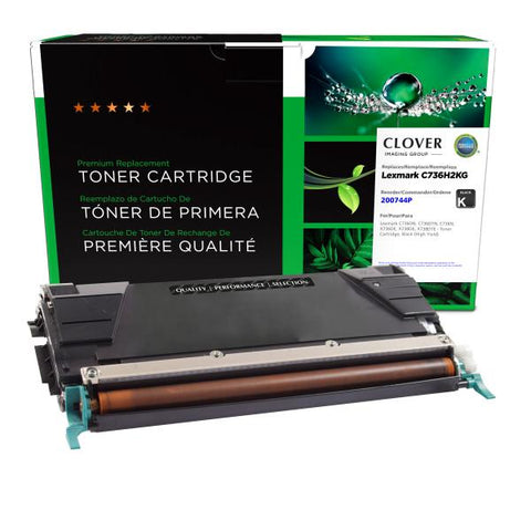 Clover Technologies Group, LLC C736/X736/X738 High Yield Black Toner Cartridge