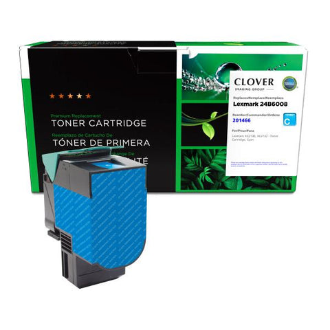 Clover Technologies Group, LLC Clover Imaging Remanufactured Cyan Toner Cartridge for Lexmark XC2130