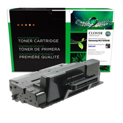 Clover Technologies Group, LLC Remanufactured Extra High Yield Toner Cartridge (Alternative for Samsung MLT-D205E) (10000 Yield)