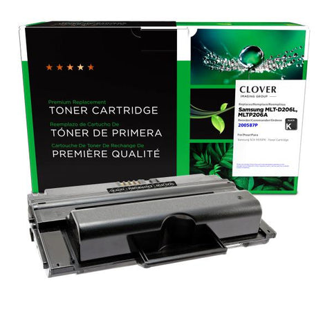 Clover Technologies Group, LLC Remanufactured Toner Cartridge (Alternative for Samsung MLT-D206L) (10000 Yield)