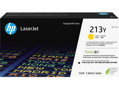HP 213Y Extra High Yield Yellow LaserJet Toner Cartridge