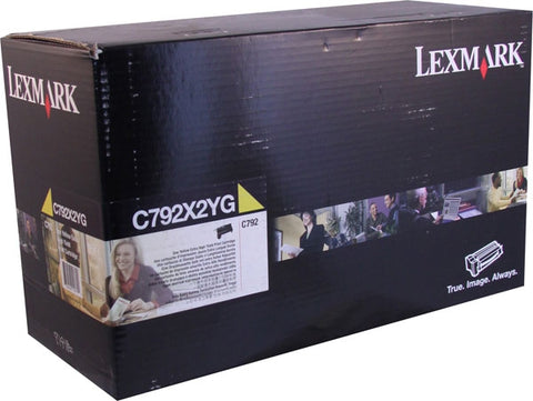 Lexmark Extra High Yield Yellow Toner Cartridge (20000 Yield) (For Use in Model C792/CS796)
