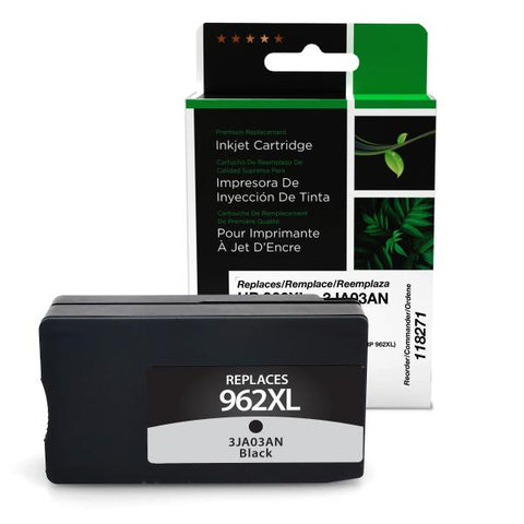 Clover Technologies Group, LLC Remanufactured High Yield Black Ink Cartridge for HP 962XL (3JA03AN)