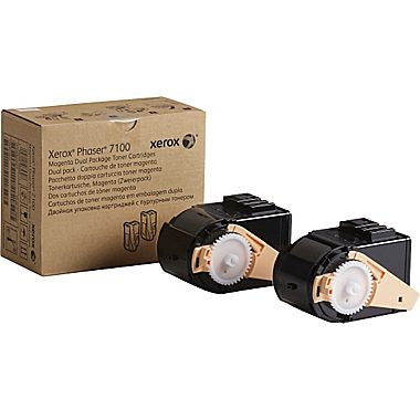 Xerox<sup>&reg;</sup> Magenta Toner Cartridge Dual Pack (2 Pack of OEM# 106R02600) (2 x 4500 Yield)