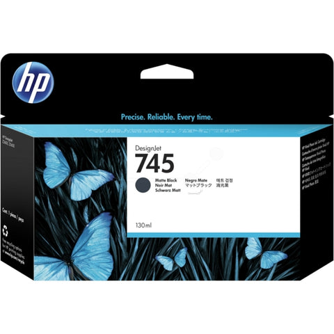 HP 745 (F9J99A) Matte Black Original Ink Cartridge (130 ml)