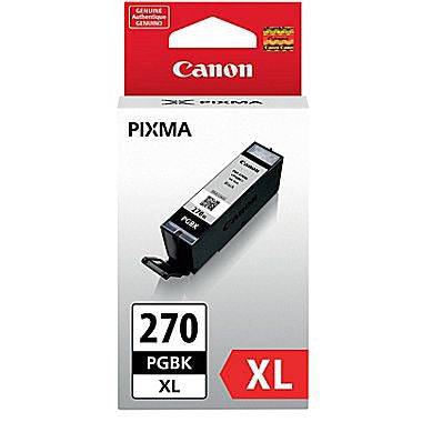 Canon, Inc (PGI-270XL) High Yield Pigment Black Ink Cartridge (22.2ml)