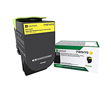 Lexmark Yellow High Yield Return Program Toner Cartridge (3500 Yield)