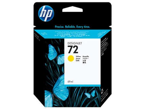 HP OEM HP 72 (C9400A) Inkjet, Yellow, 69 Yield