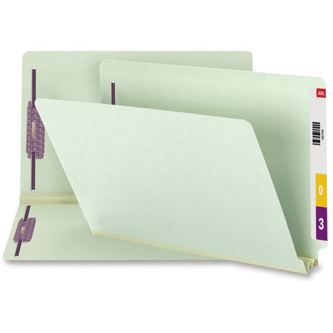 Smead Manufacturing Company End Tab Pressboard Fastener Folders