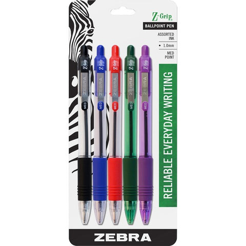Zebra Z-Grip Retractable Ballpoint Pens