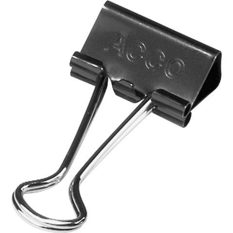 ACCO Brands Corporation ACCO&reg; Binder Clips, Small, Black, 12/Box