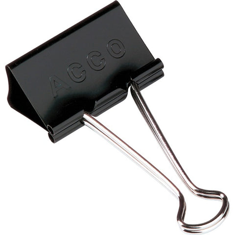 ACCO Brands Corporation ACCO&reg; Binder Clips, Large, Black, 12/Box