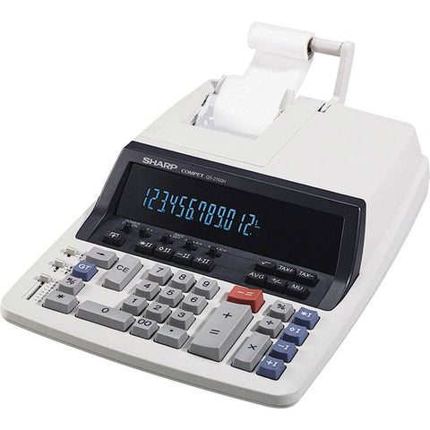 Sharp Electronics QS-2760H 12-Digit Professional Heavy-Duty Commercial Printing Ca
