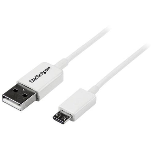 StarTech 2m White Micro USB Cable - A to Micro B