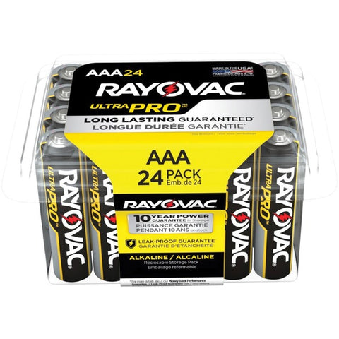 Spectrum Brands, Inc Rayovac Ultra Pro Alka AAA24 Batteries Storage Pak