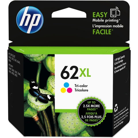 HP 62XL High Yield Tri-color Original Ink Cartridge