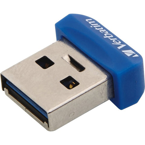 Verbatim America, LLC Verbatim Store 'n' Stay NANO - USB flash drive - 64 GB - USB 3.0 - blue