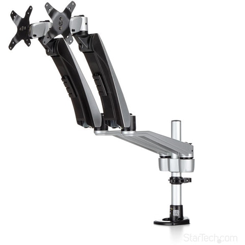 StarTech Dual Monitor Mount with Full-Motion Arms - Stackable