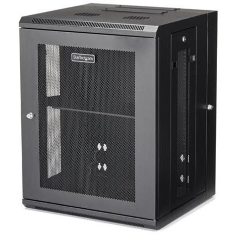 StarTech 15U Wall-Mount Server Rack Cabinet - 16.1 in. Deep - Hinged