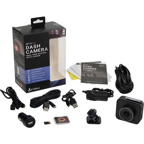 Cedar Electronics Dual View Dash Cam with iRadar - DASH 2316D