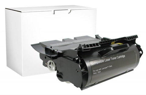 Clover Technologies Group, LLC Remanufactured High Yield Toner Cartridge (Alternative for Lexmark 64015HA X644H11A 64004HA 64035HA) (21000 Yield)