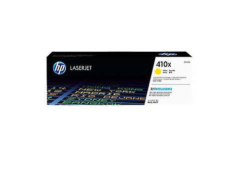HP 410X (CF412X) Color LaserJet Pro M452 MFP M477 High Yield Yellow Original LaserJet Contract Toner Cartridge (5000 Yield)