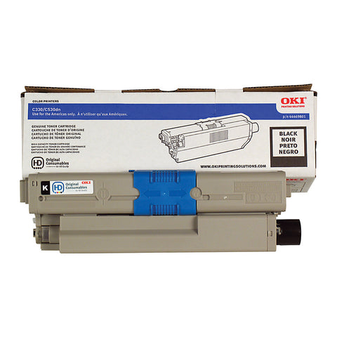 Oki C330 C331 C530 C531 MC361 MC362 MC561 MC562 Black Toner Cartridge (Type C17) (3500 Yield)