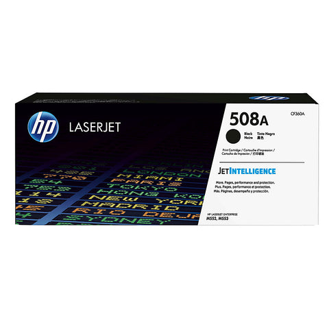 HP 508A (CF360A) Color LaserJet M552 M553 (Flow) MFP M577 Black Original LaserJet Toner Cartridge (6000 Yield)