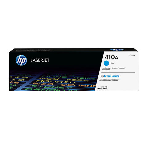 HP 410A (CF411A) Color LaserJet Pro M452 MFP M477 Cyan Original LaserJet Toner Cartridge (2300 Yield)