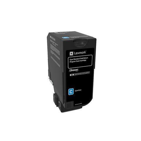 Lexmark CS720 CS725 CX725 Cyan Return Program Toner Cartridge (7000 Yield)