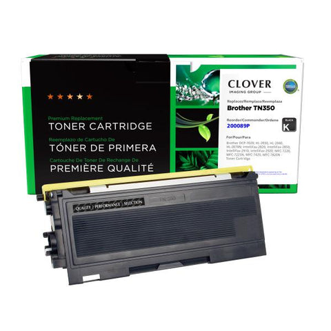 Clover Technologies Group, LLC Remanufactured Toner Cartridge (Alternative for Brother TN350) (2500 Yield)