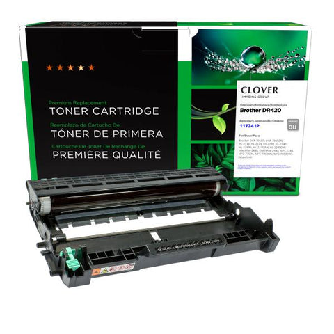 Clover Technologies Group, LLC Remanufactured Imaging Drum (Alternative for Brother DR420) (12000 Yield)