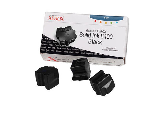 Xerox Phaser 8400 Black Solid Ink (3 Sticks/Box) (Total Box Yield 3400)