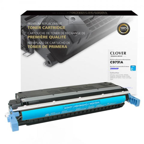 Clover Technologies Group, LLC Remanufactured Cyan Toner Cartridge for HP C9731A (HP 645A)