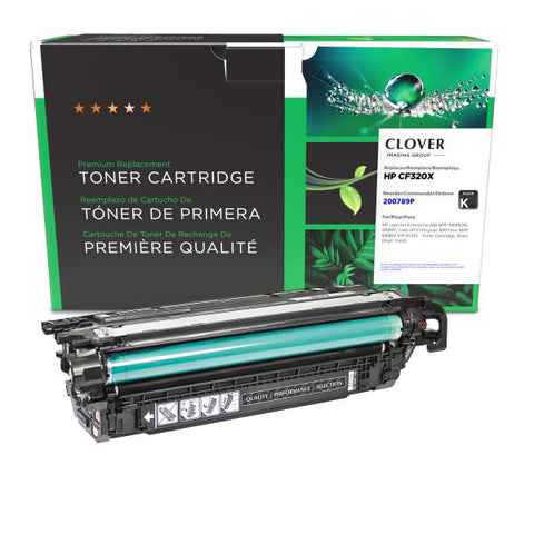 Clover Technologies Group, LLC Remanufactured High Yield Black Toner Cartridge (Alternative for HP CF320X 652X) (21000 Yield)