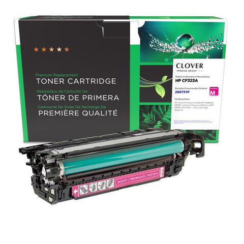 Clover Technologies Group, LLC Remanufactured Magenta Toner Cartridge (Alternative for HP CF323A 652A) (16500 Yield)