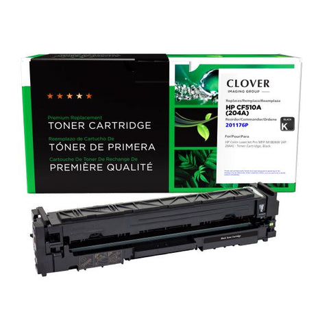 Clover Technologies Group, LLC Remanufactured Black Toner Cartridge for HP CF510A (HP 204A)