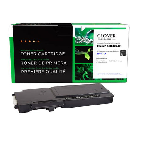 Clover Technologies Group, LLC Remanufactured Black Toner Cartridge for Xerox 106R02747