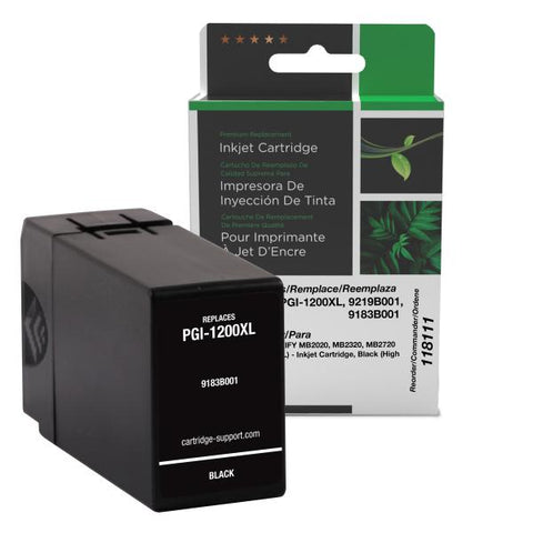Clover Technologies Group, LLC New High Yield Black Ink Cartridge for Canon PGI-1200XL