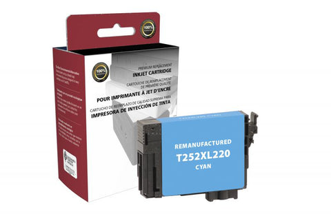 CIG Remanufactured T252XL220 Cyan High Yield Ink Cartridge