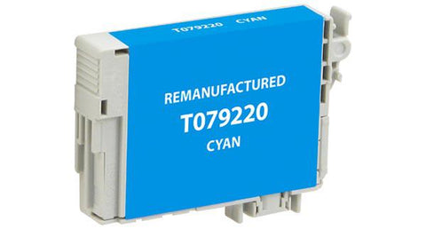 Epson Ink Line Remanufactured High Yield Cyan Ink Cartridge for Epson T079220